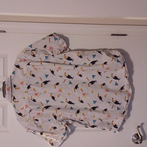 💙🌺Men's Toucan Print Shirt - Multicolor - Picture 7 of 8